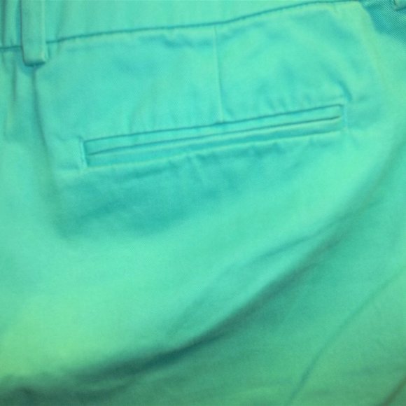 Stylus Womens Shorts Size 4 Casual Flat Front Pockets Belt Loops Zip Teal - Picture 3 of 6